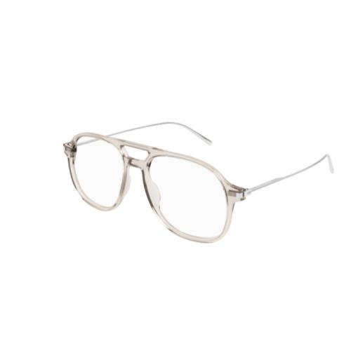 Saint Laurent SL 626 003 Beige/silver Square Men`s Eyeglasses