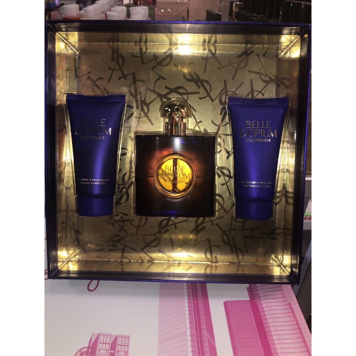 Belle D`opium by Yves Saint Laurent 3 Pcs Gift Set For Women