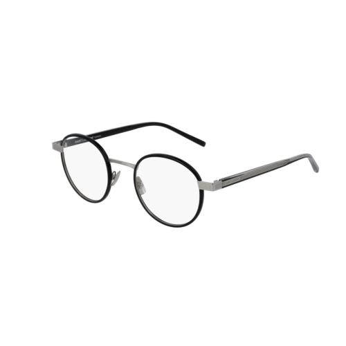 Saint Laurent SL 125 001 Black/silver Eyeglasses