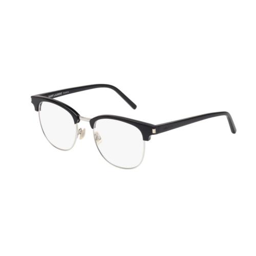 Saint Laurent SL 104 001 Black/silver Eyeglasses