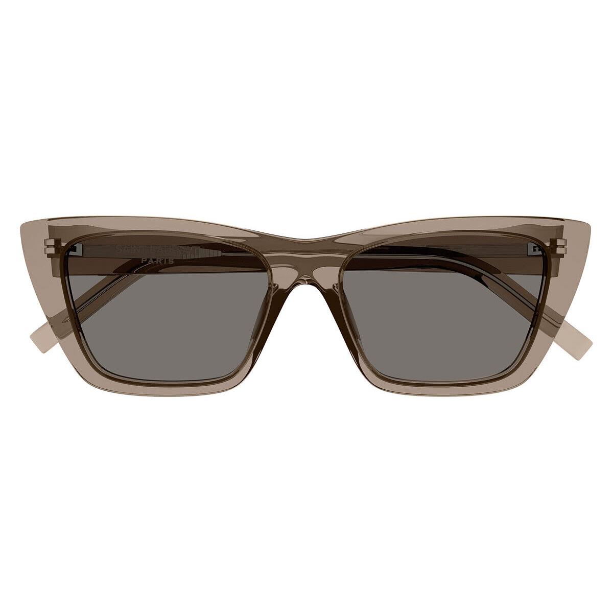 Saint Laurent SL Sunglasses Women Brown / Gray 55mm