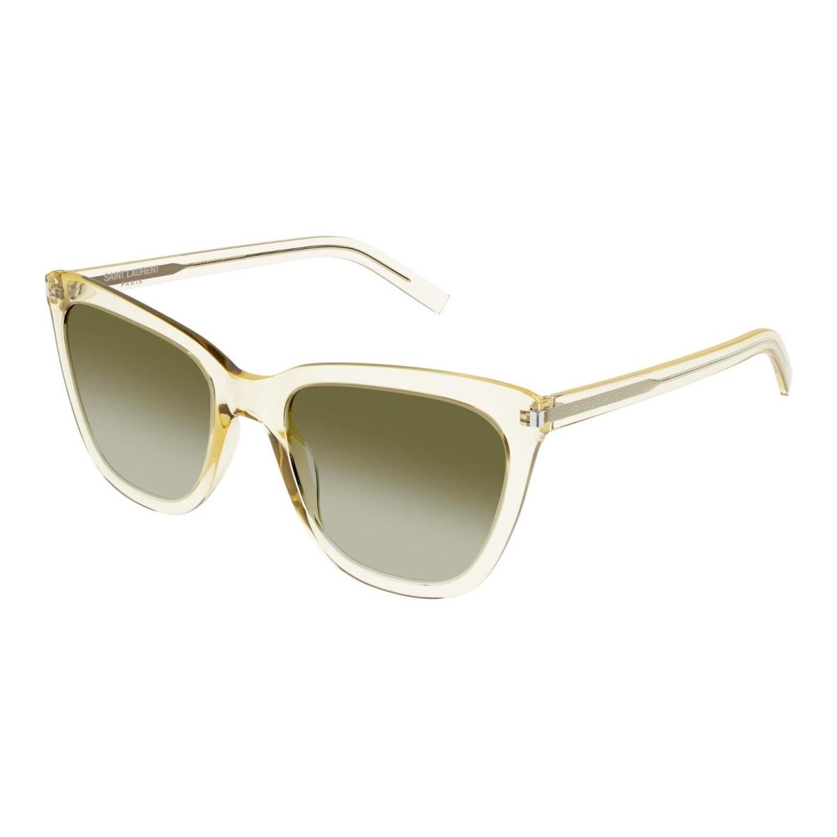 Saint Laurent SL 548 Slim Transparent Yellow/brown Shaded 006 Sunglasses