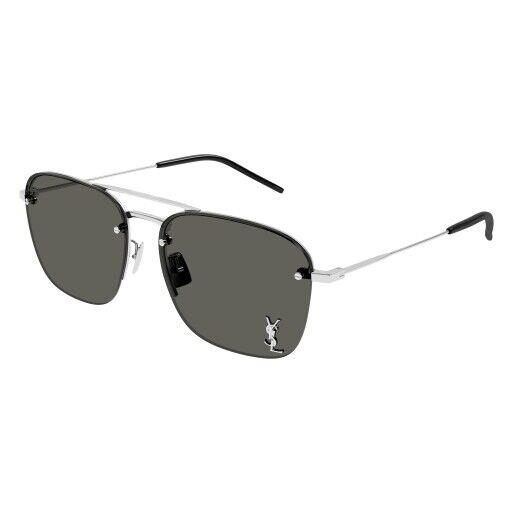 Saint Laurent SL 309 M Sunglasses 002 Silver