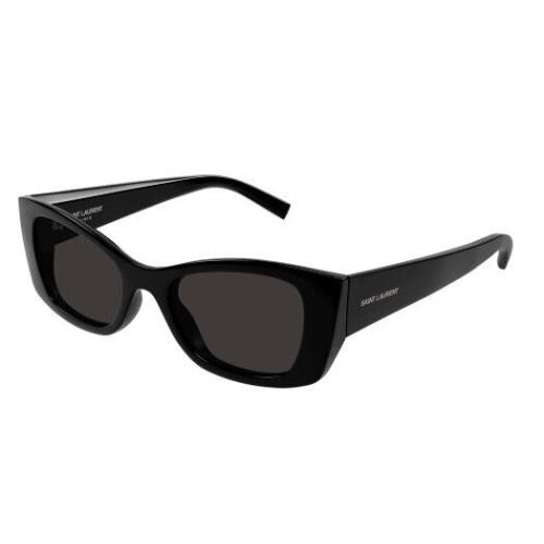 Saint Laurent SL 593-001 Black/black Cat Eye Women`s Sunglasses