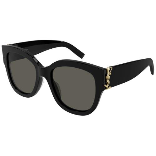 Saint Laurent SL M95/F Sunglasses Women Black Oversized 56mm