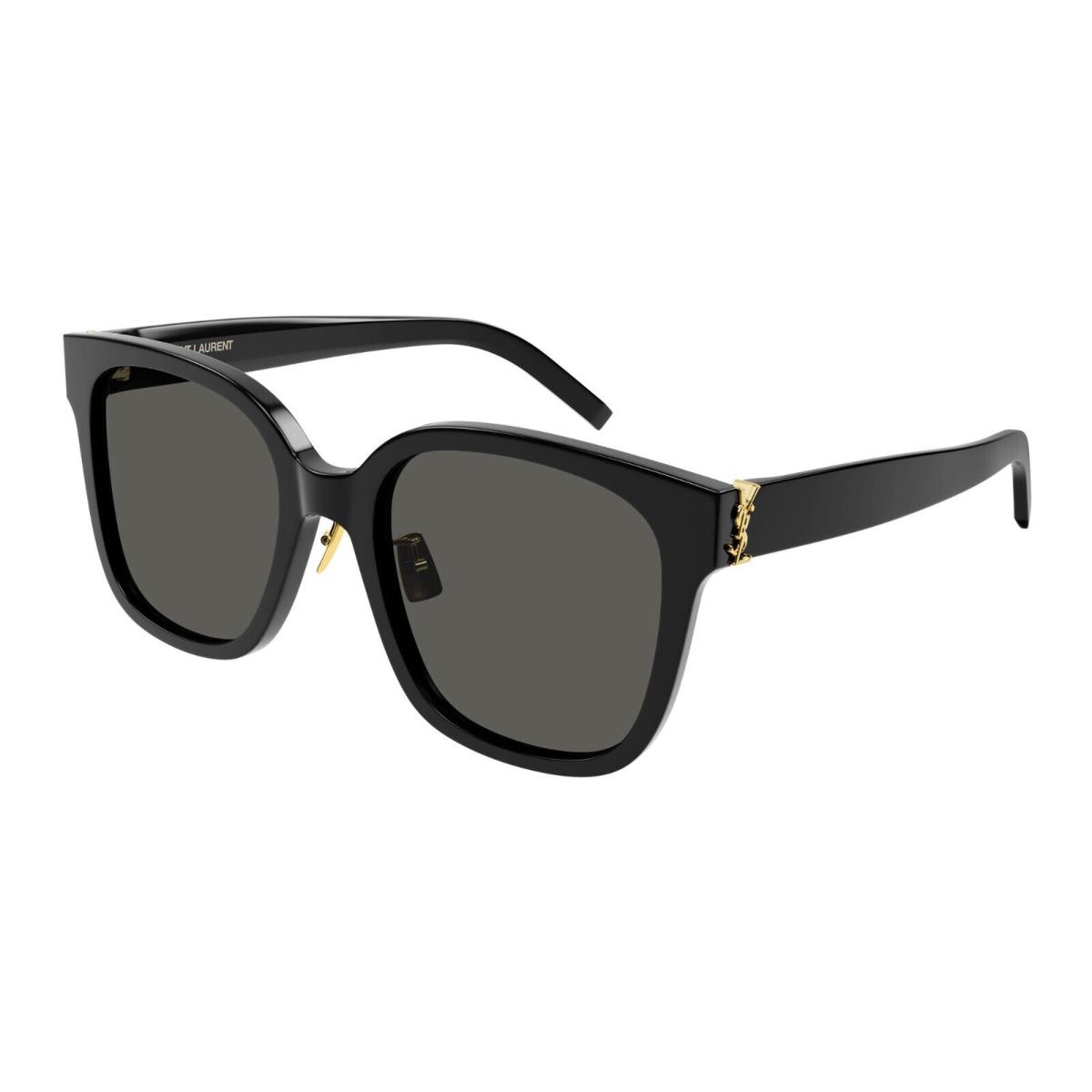 Saint Laurent SL M105/F Black Gold/grey Polarized 006 Sunglasses