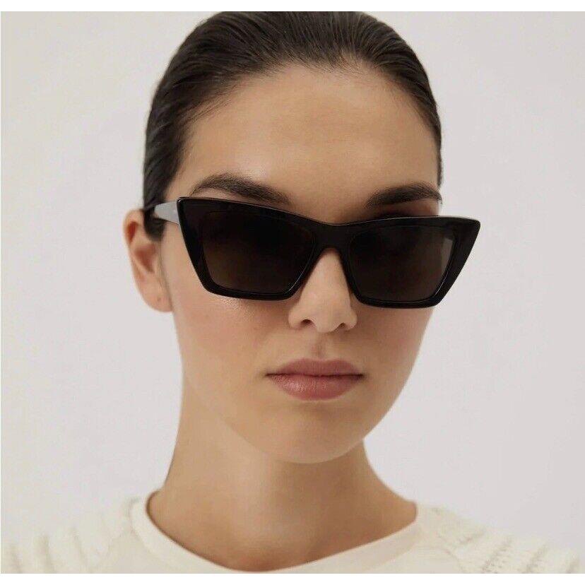 Saint Lurent Cat Eye Sunglasses SL276 001 Saint Laurent Mica SL 276 001