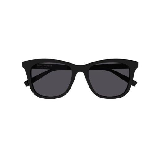 Saint Laurent SL 587/K 001 Black/black Square Unisex Sunglasses