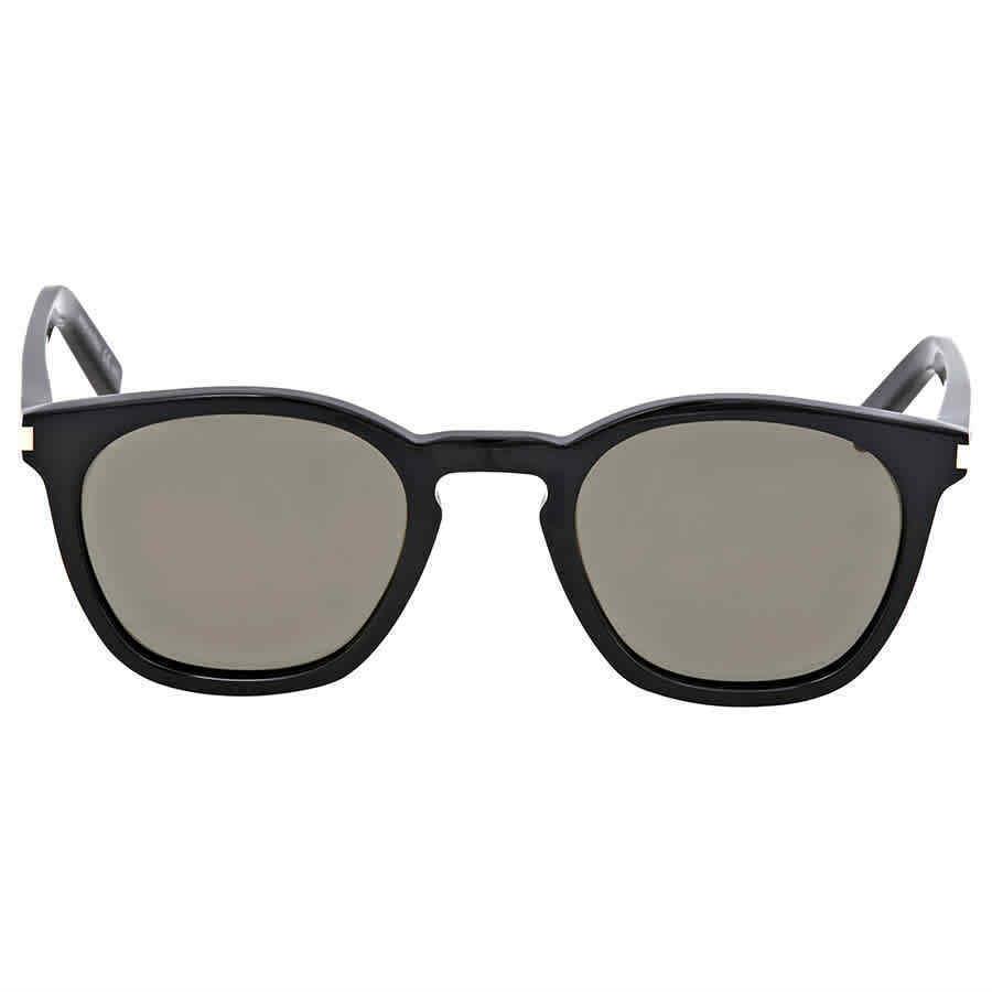 Saint Laurent Grey Cat Eye Ladies Sunglasses SL 28 002 49 SL 28 002 49