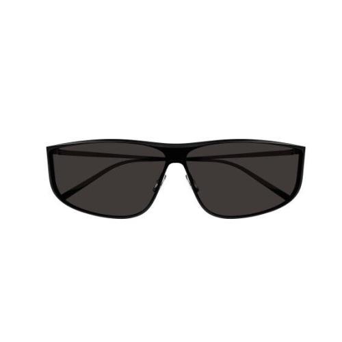 Saint Laurent SL 605 LUNA-002 Black Rectangular Men`s Sunglasses