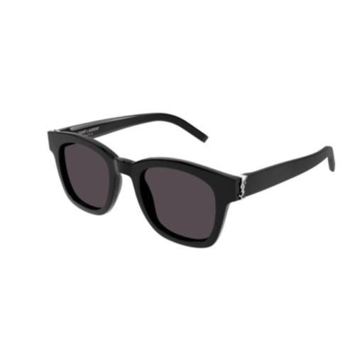 Saint Laurent SL M124 001 Black Square Men`s Sunglasses