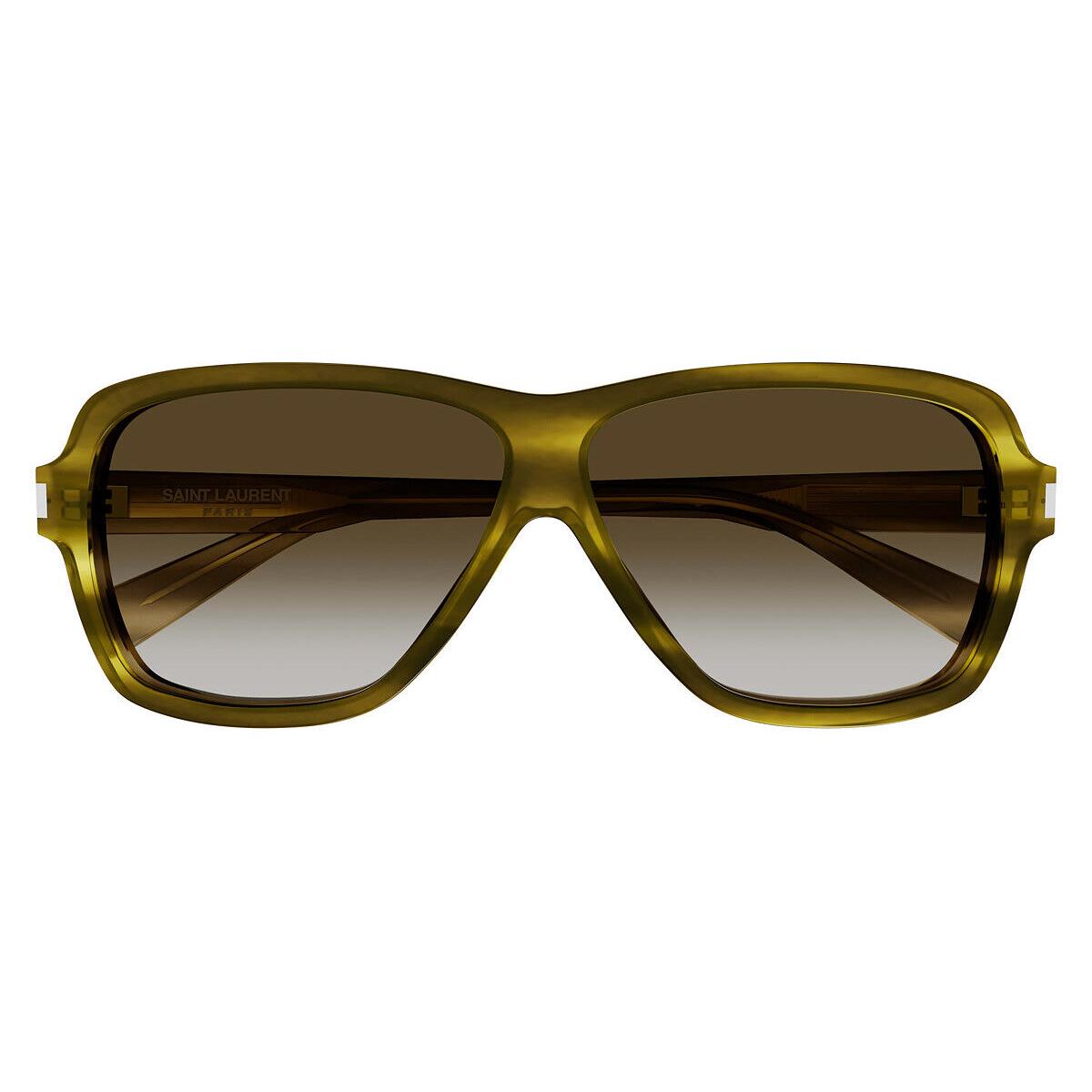 Saint Laurent SL Sunglasses Havana / Brown Gradient 003 62mm