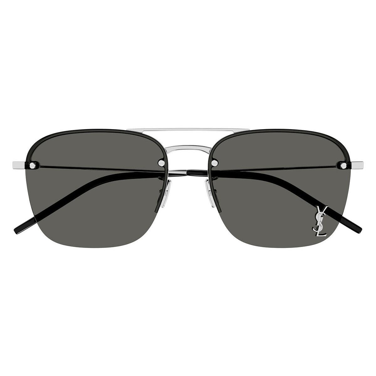 Saint Laurent SL Sunglasses Women Silver / Gray 57mm