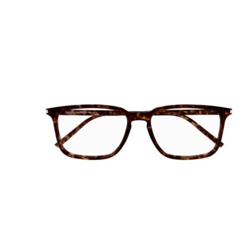 Saint Laurent SL 645/F 002 Havana Square Men`s Eyeglasses