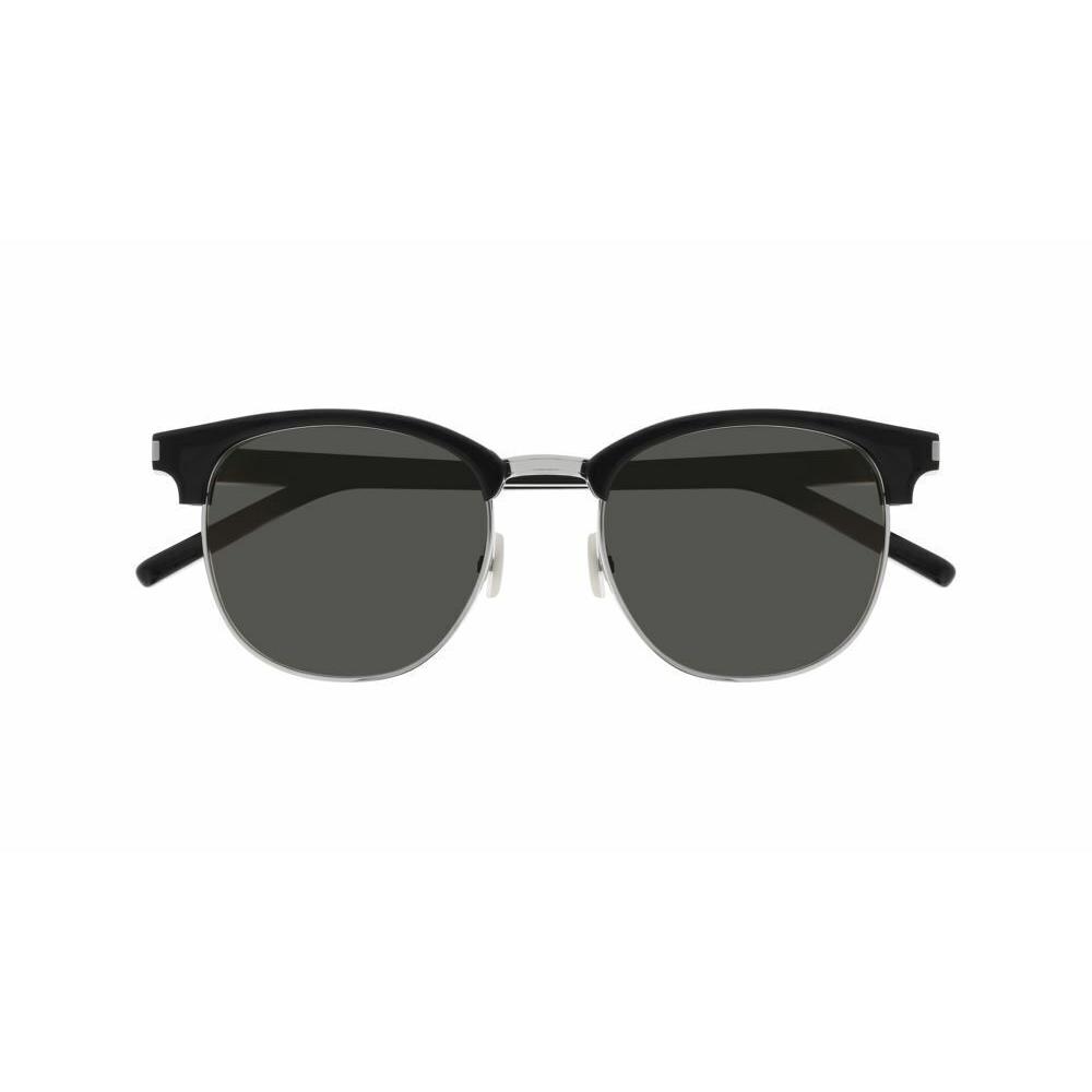 Saint Laurent SL108 Slim 001 Black Pilot Gray 52-20-145 Non-polarized Sunglasses