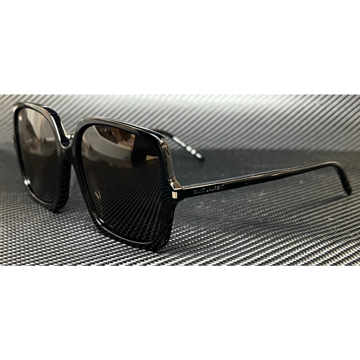 Saint Laurent SL 591 001 Black Women`s Large 57 mm Sunglasses