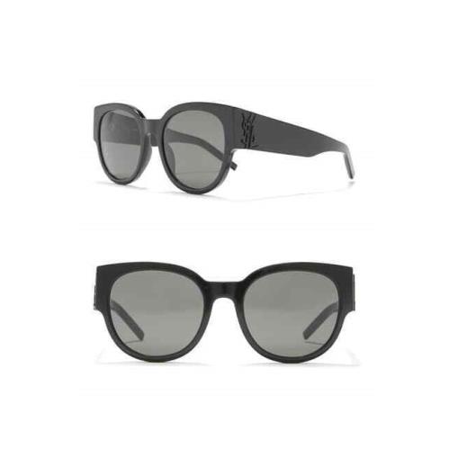 Saint Laurent Ysl SLM19 Core Shiny Black Frame Sunglasses 54 21 135 Italy