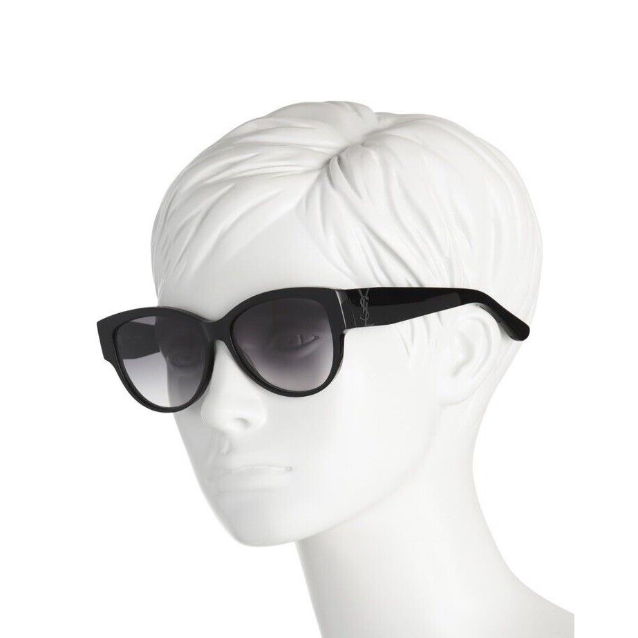 Saint Laurent Ysl Cat Eye Sunglasses Black Ysl SLM3001 5516-140