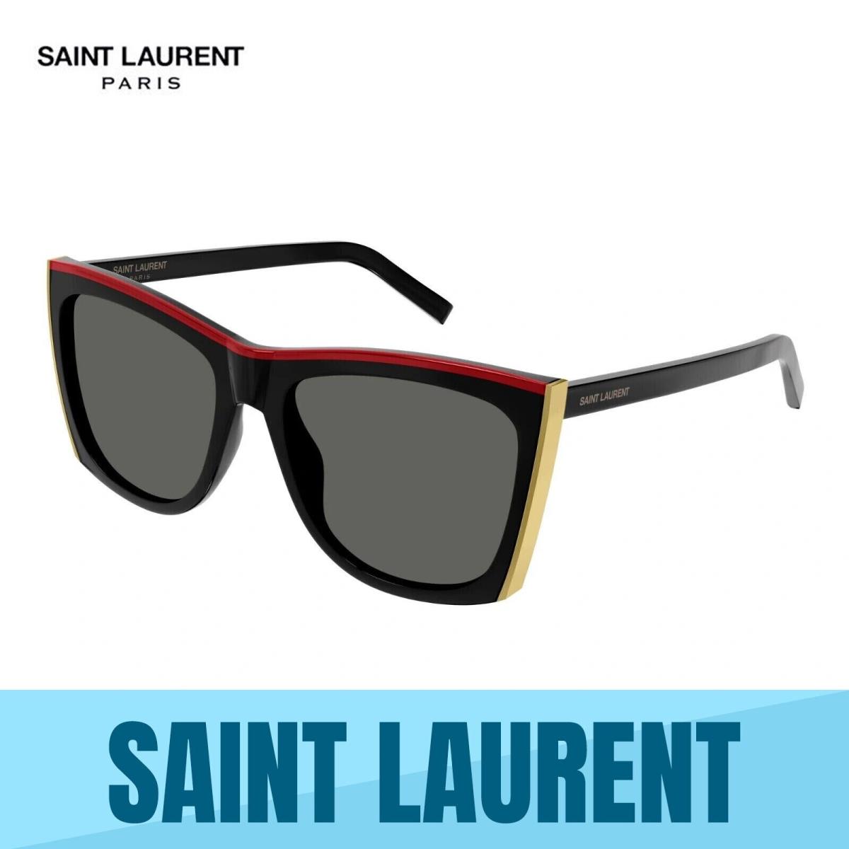 Saint Laurent SL 539 Paloma 001 Black-black Grey Lens Sunglasses 58MM