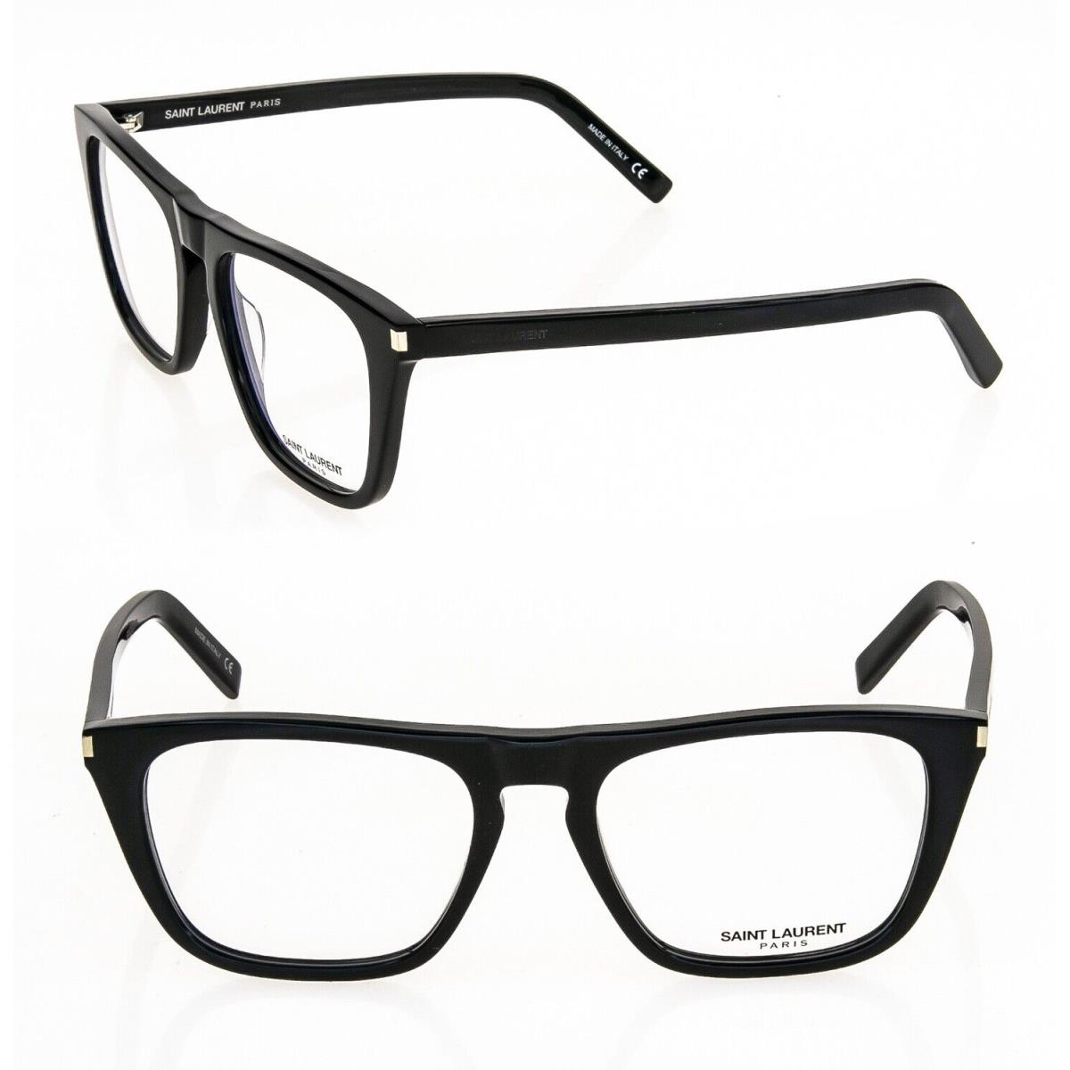 Saint Laurent 343 Ysl SL343 Black Classic Unisex Eyeglasses Optical 55mm 003