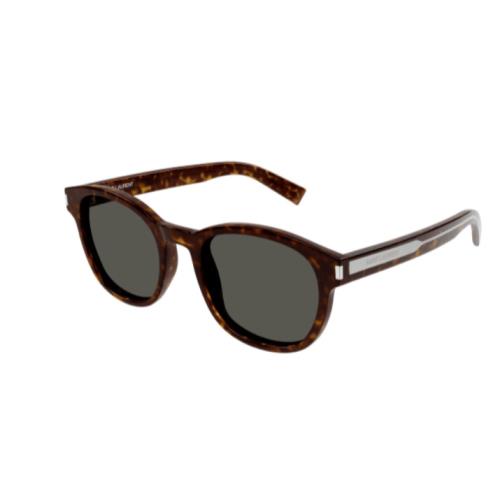 Saint Laurent SL 620 002 Havana/grey Square Men`s Sunglasses