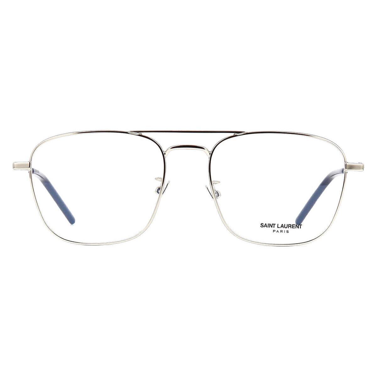 Saint Laurent SL 309 Opt Eyeglasses Silver Black 55mm