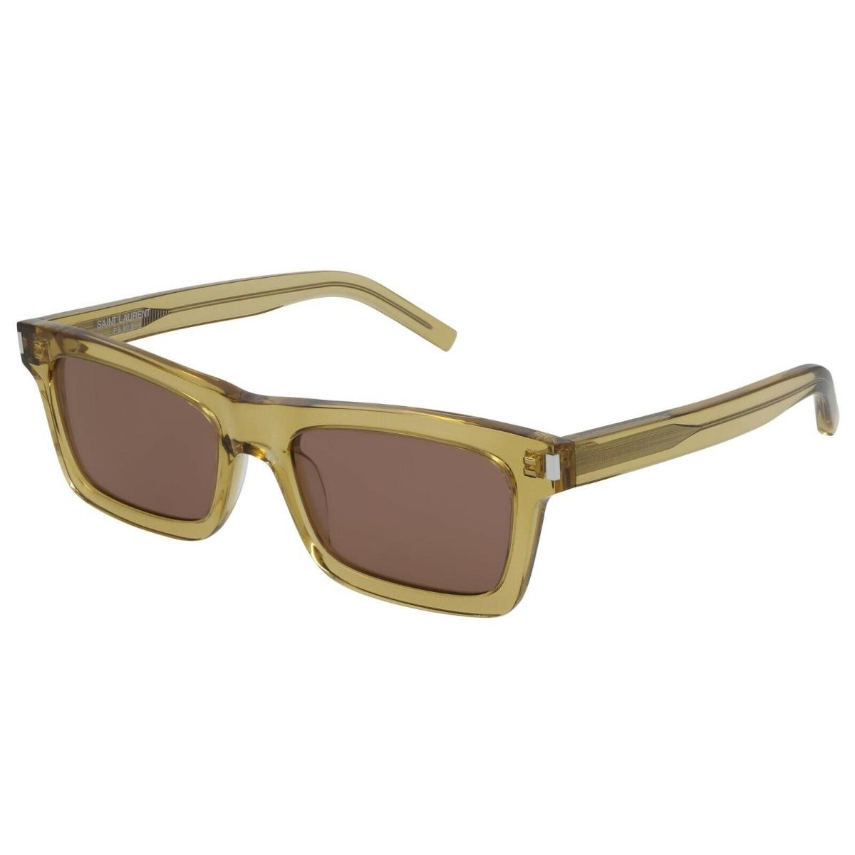 Saint Laurent Betty SL 461 Transparent Yellow/red Brown 014 Sunglasses