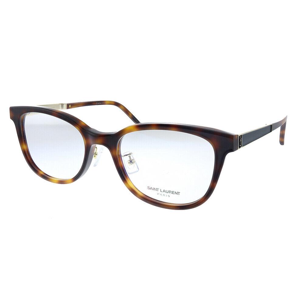 Saint Laurent SL M76/J 004 Havana Plastic Rectangle Eyeglasses 51mm