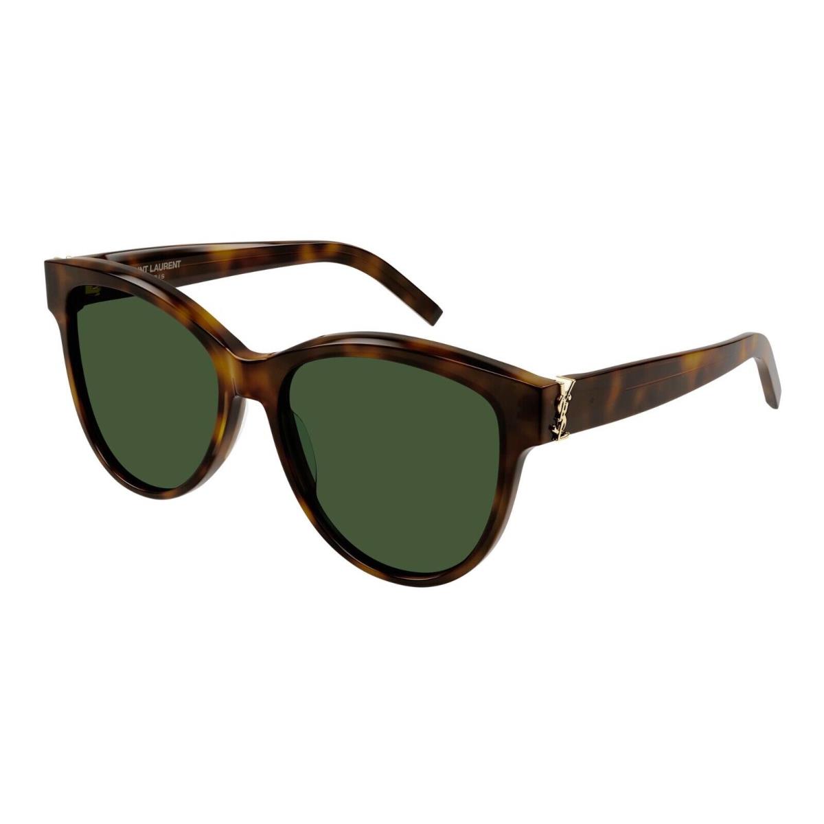 Saint Laurent SL M107 Havana/green 003 Sunglasses