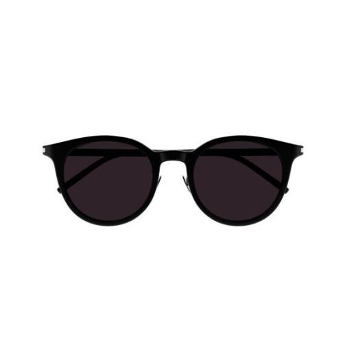 Saint Laurent SL 488/K 001 Black Round Unisex Sunglasses