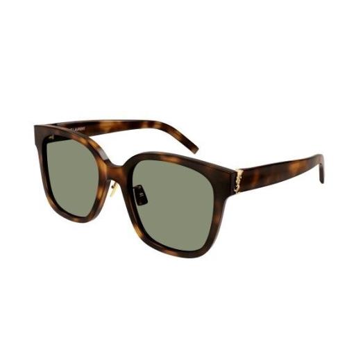 Saint Laurent SL M105/F 003 Havana/green Cat-eye Women`s Sunglasses