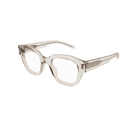 Saint Laurent SL 640 004 Beige Oversize Square Women`s Eyeglasses