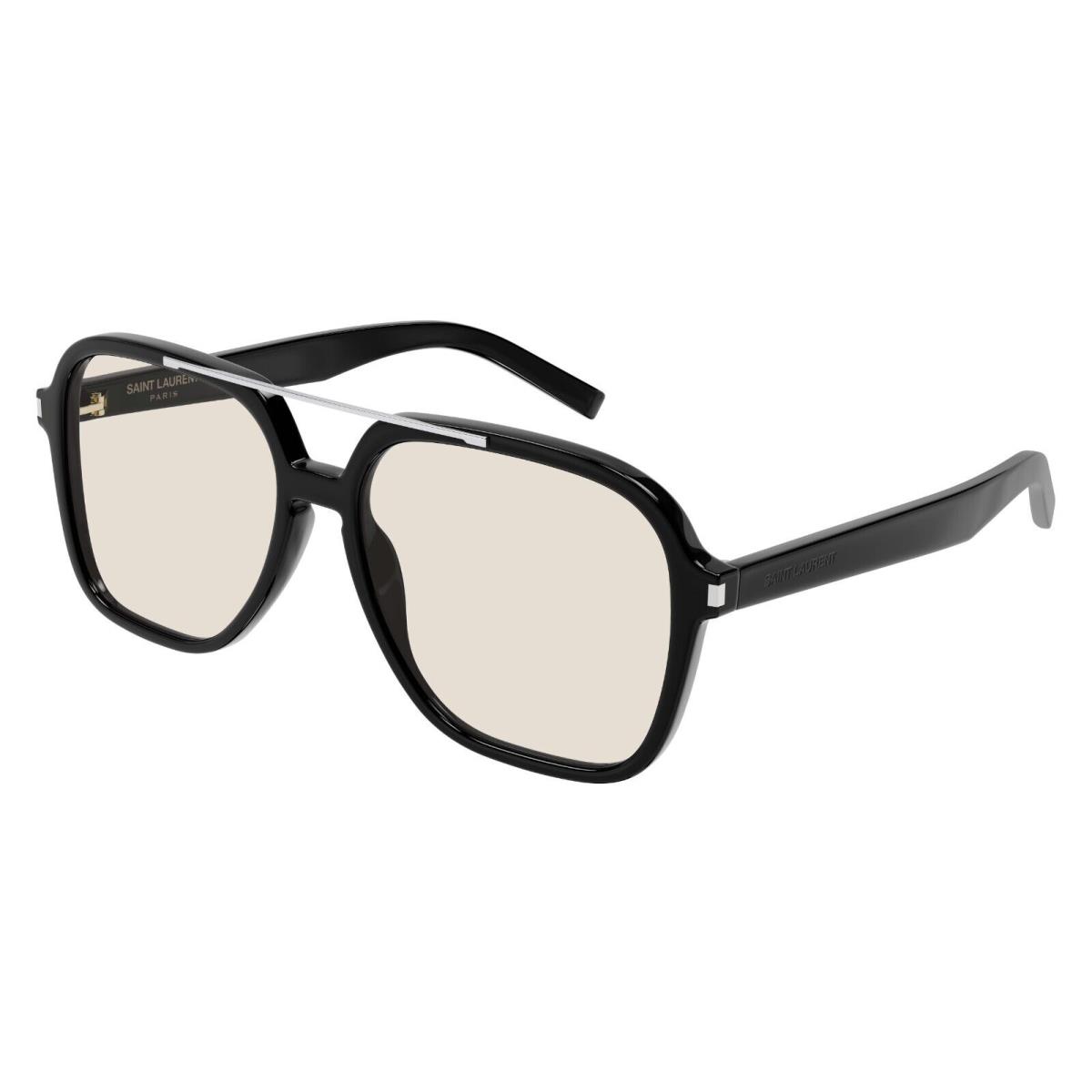 Saint Laurent SL 545 Black/light Yellow 001 Sunglasses