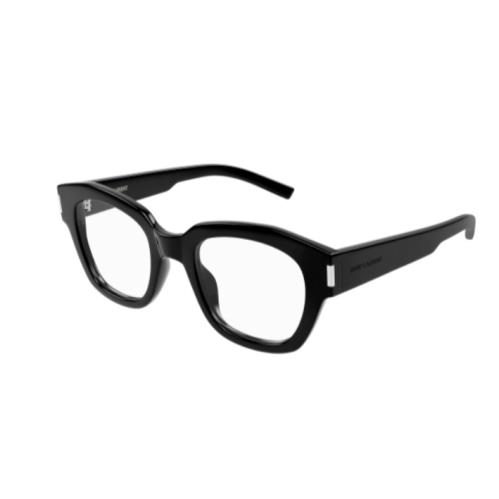 Saint Laurent SL 640 001 Black Oversize Square Women`s Eyeglasses