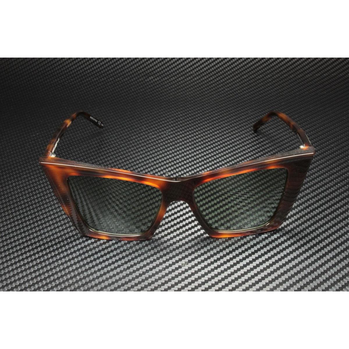 Saint Laurent SL 372 002 Cat Eye Shiny Medium Havana 54 mm Unisex Sunglasses