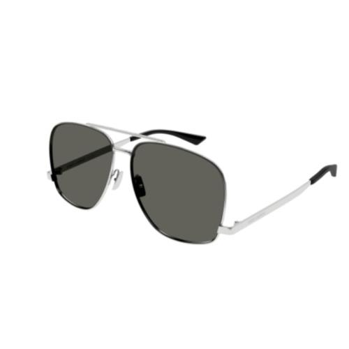 Saint Laurent SL 653 Leon 001 Silver/ Grey Square Women`s Sunglasses