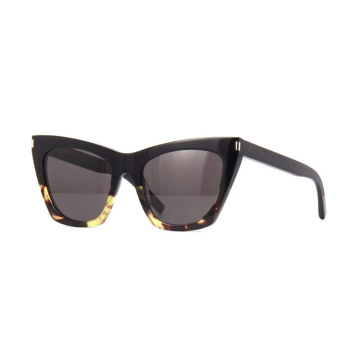 Saint Laurent Kate SL 214 Black Havana/dark Grey 010 Sunglasses