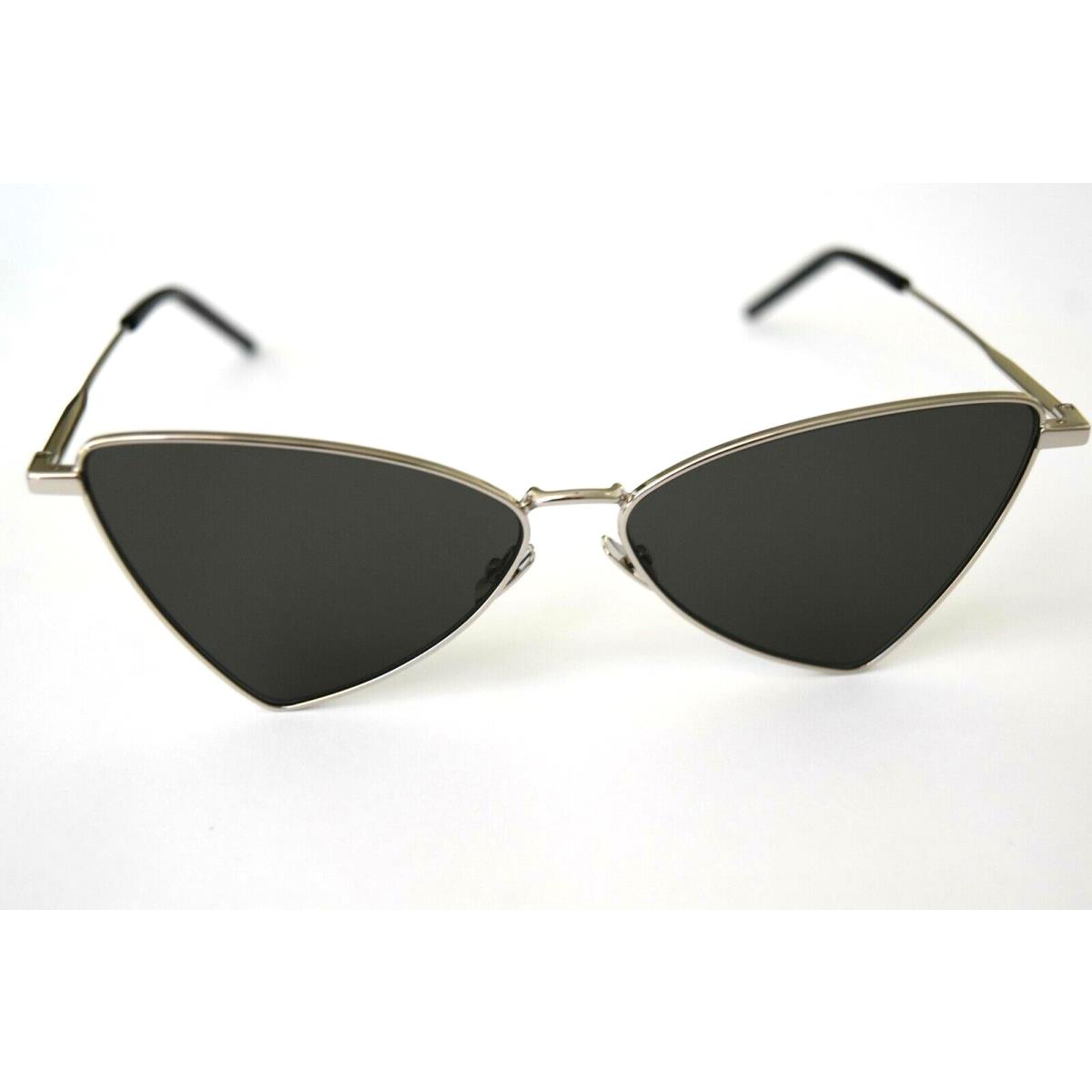 Saint Laurent Jerry Silver Gray Cat Eye SL303 001 58-13-145 Sunglasses