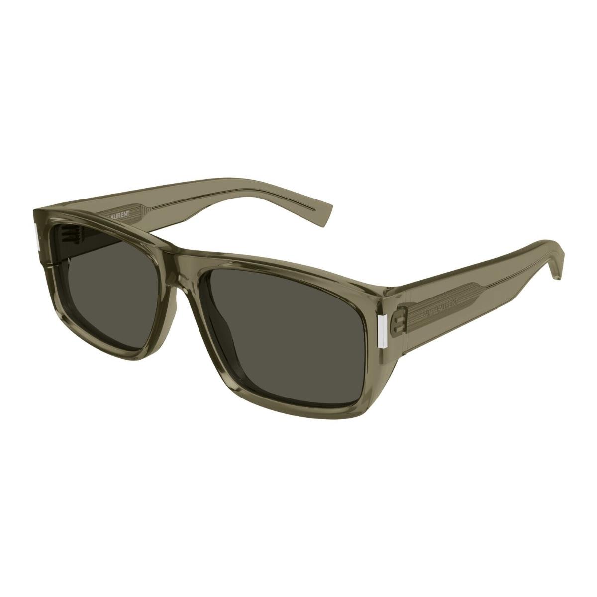 Saint Laurent SL 689 Transparent Green/grey 004 Sunglasses