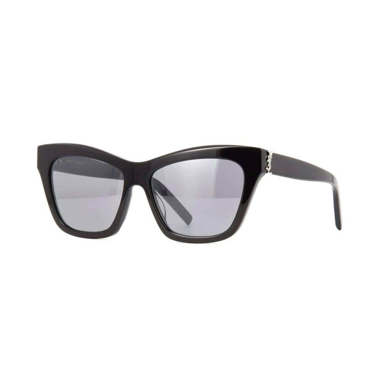 Saint Laurent SL M79 Black/grey Silver Mirrored 001 Sunglasses