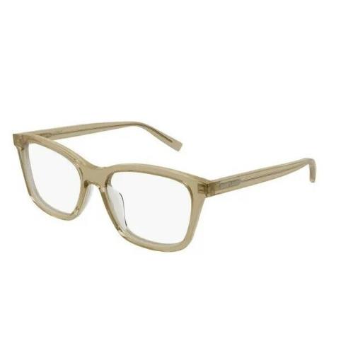 Saint Laurent SL 482-003 Transplant Yellow Square Unisex Eyeglasses