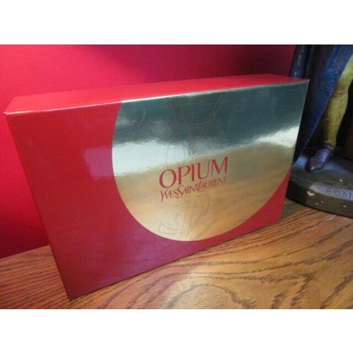 Yves St Laurent Opium Perfume Set 4 Pcs