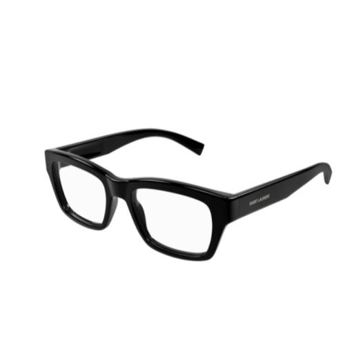 Saint Laurent SL 616 001 Black Round Men`s Eyeglasses