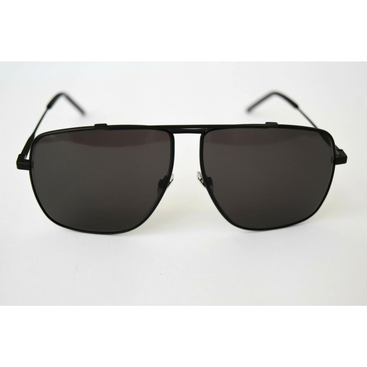 Saint Laurent Black Pilot SL298 001 60-12-145 Sunglasses