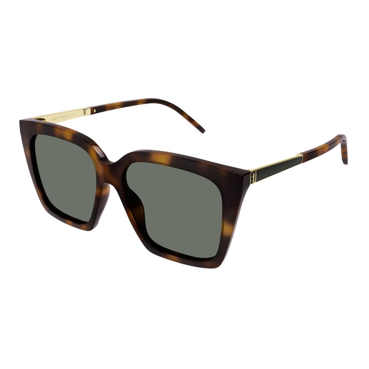 Saint Laurent Monogram SL M100 Sunglasses 003 Havana