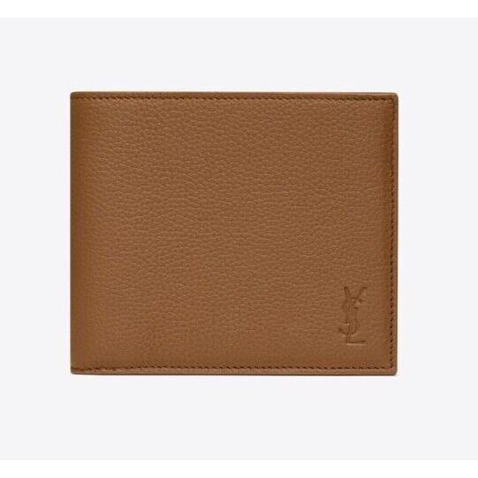 Ysl Cassandre Shadow Saint Laurent East/west Wallet IN Grained Leather