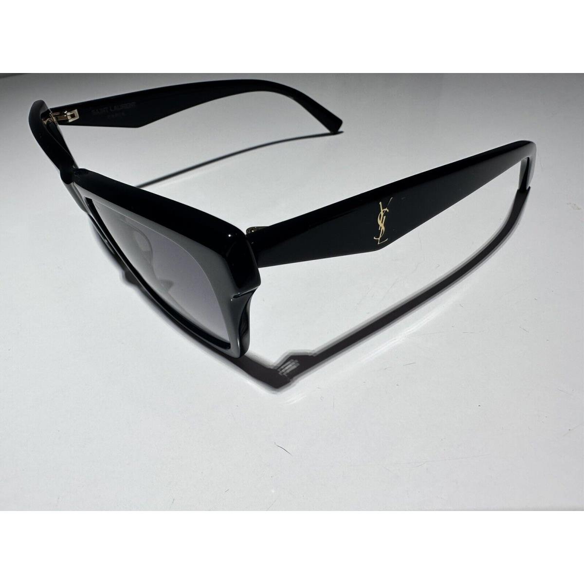 Saint Laurent SL M104 001 Black - Grey Lens Sunglasses 56MM