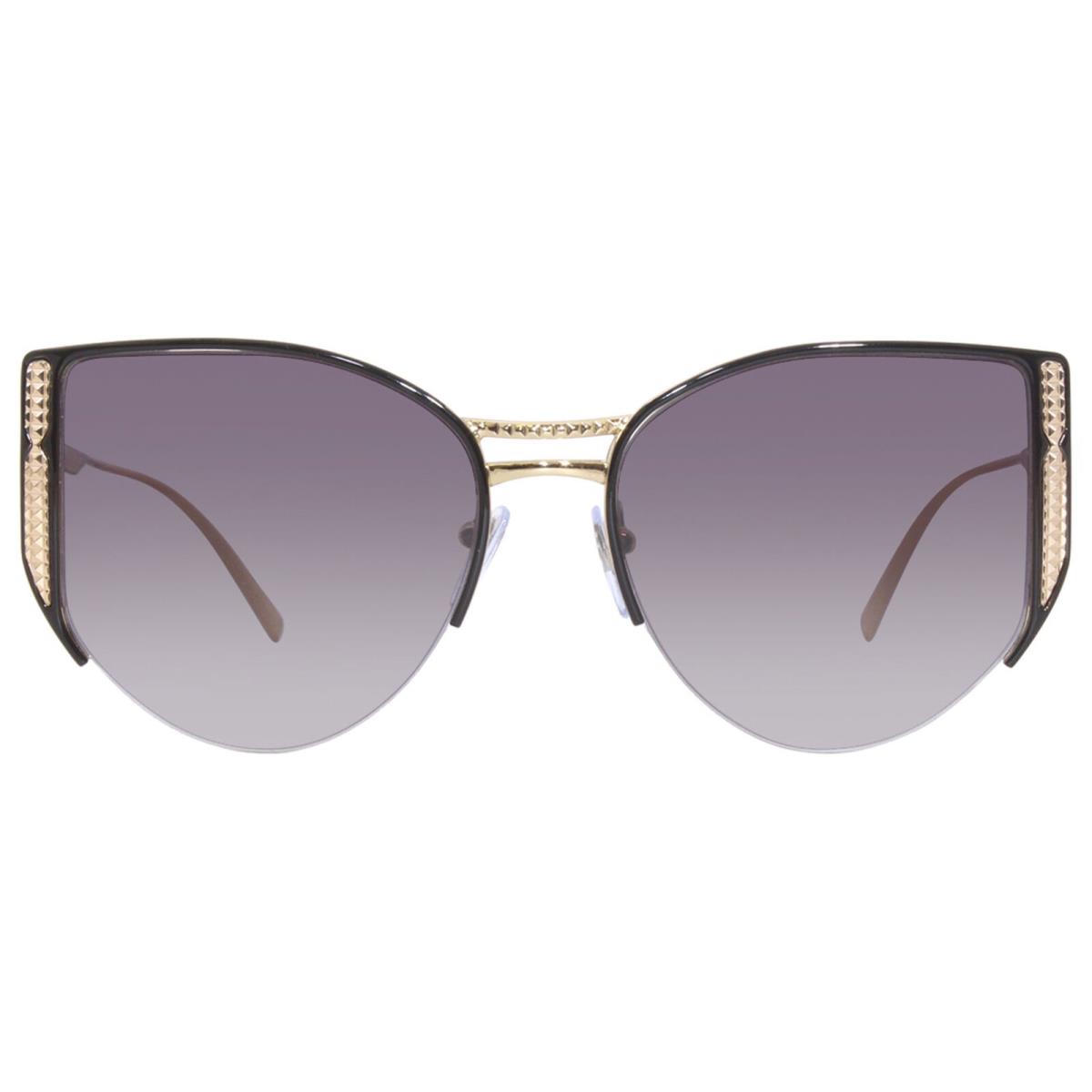 Bvlgari 6170 2023/8G Sunglasses Women`s Pink Gold-black/grey Gradient Lens 55mm