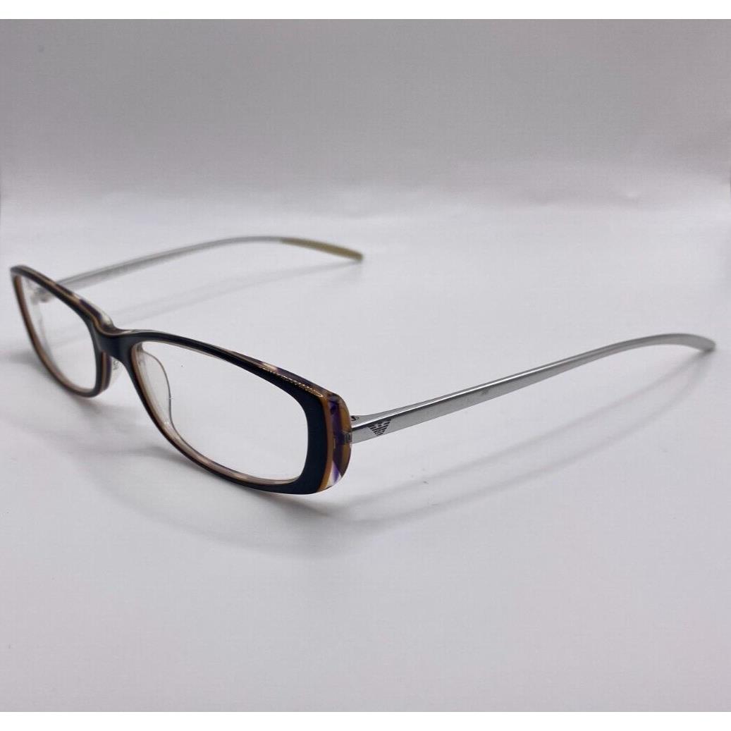 Emporio Armani EA 9131 P7Y Black Silver Plastic Eyeglasses Frame 50-16-135