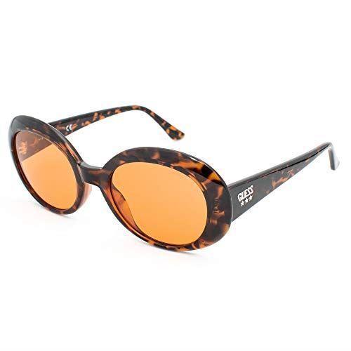 Guess Women GU8200 52 mm Designer Sunglasses Oversized Round in 3 Color Options